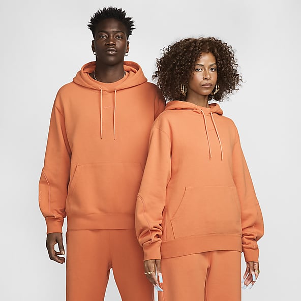 Orange Hoodies Sweatshirts. Nike CA